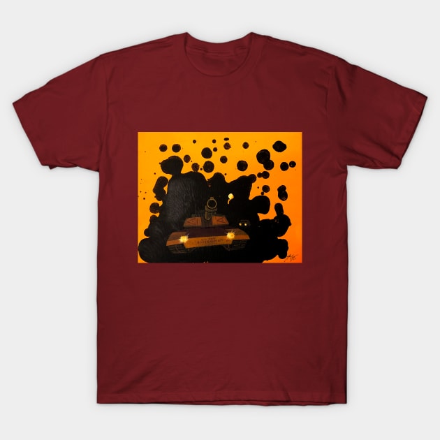 Oil Stain 1 T-Shirt by MikeCottoArt